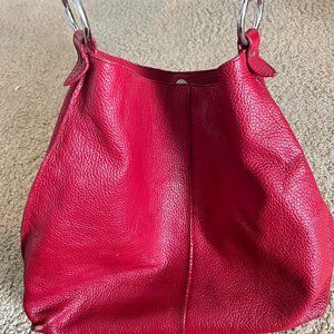 Vintage Furla Red Shoulder Bag